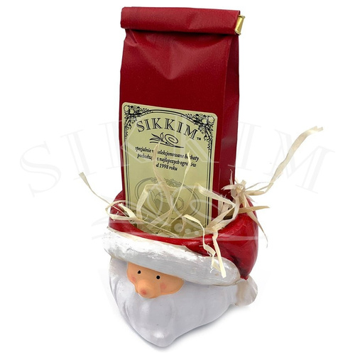 Świecznik ceramiczny `Mikołaj`